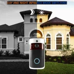 Smart Wireless WiFi Security DoorBell Visual Recording Consumption Remote Home Monitoring Night Vision Smart Video Door Phone - Image 5